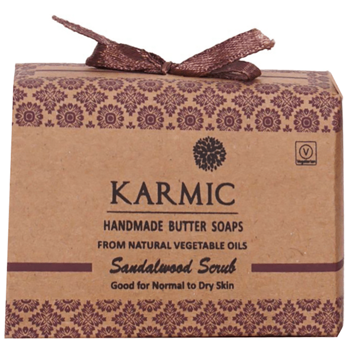 Karmic Sandalwood Scrub Handmade Butter Soap