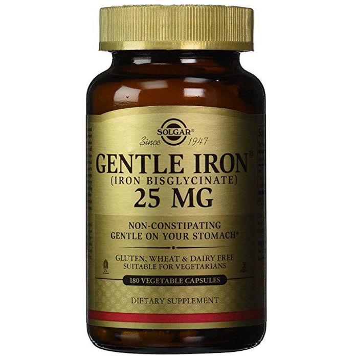 Solgar Gentle Iron 25mg Vegetable Capsule