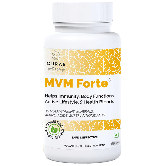 Curae Health & Lifestyle MVM Forte Multivitamin and Minerals Tablet