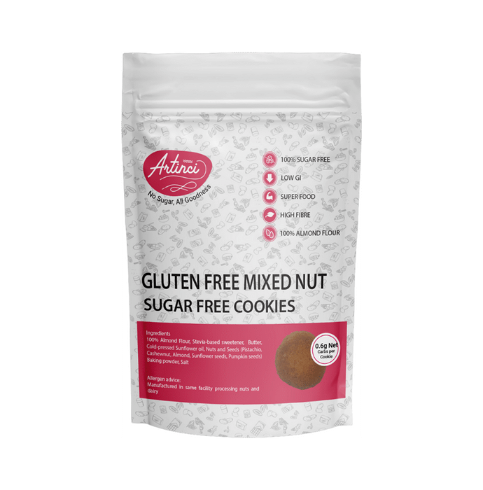 Artinci Gluten Free Mixed Nut Sugar Free Cookie