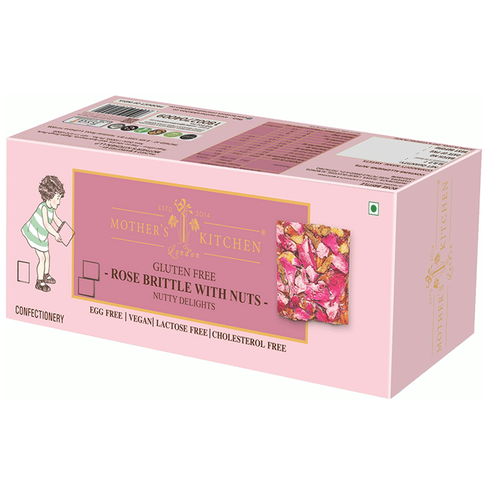 Mother's Kitchen Gluten Free Nutty Delights Rose Brittle with Nuts Pack of 6