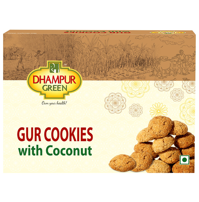 Dhampur Green Gur Cookies with Coconut