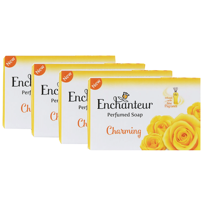 Enchanteur Charming Perfumed Soap (75gm Each)