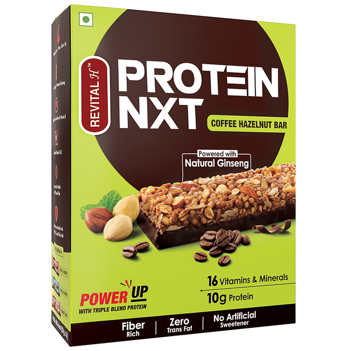 Revital H Protein NXT Bar (50gm Each) Coffee Hazelnut