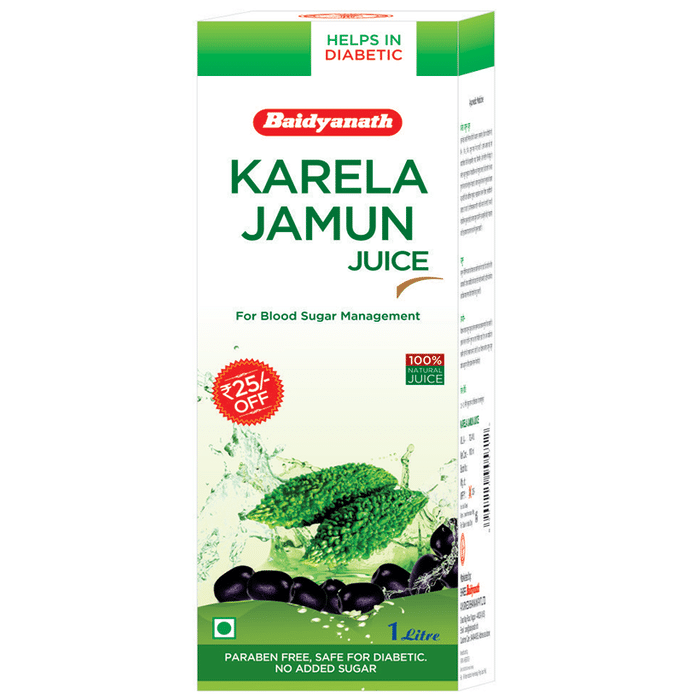 Baidyanath (Nagpur) Karela Jamun Juice for Blood Sugar Management