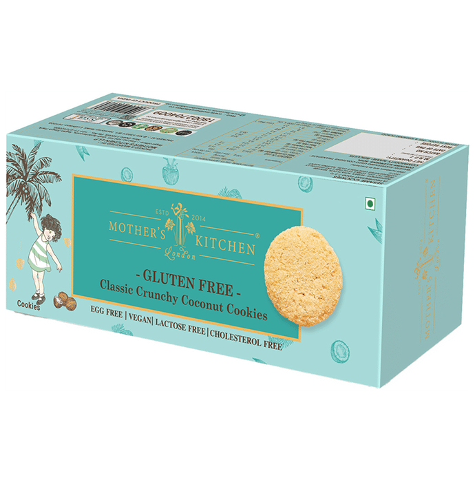 Mother's Kitchen Gluten Free Classic Crunchy Cookie Coconut Pack of 6