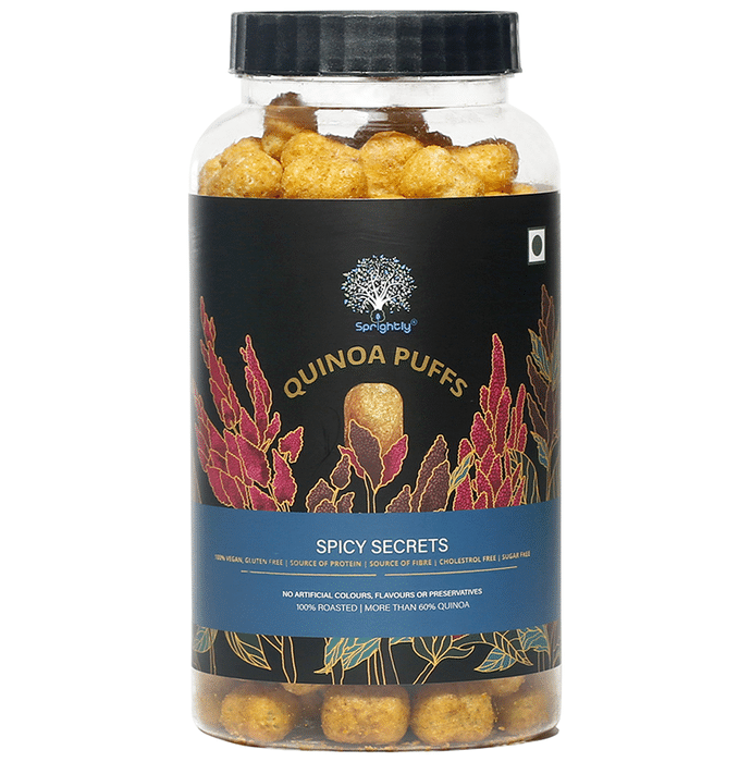 Sprightly Quinoa Puffs (160gm Each) Spicy Secrets