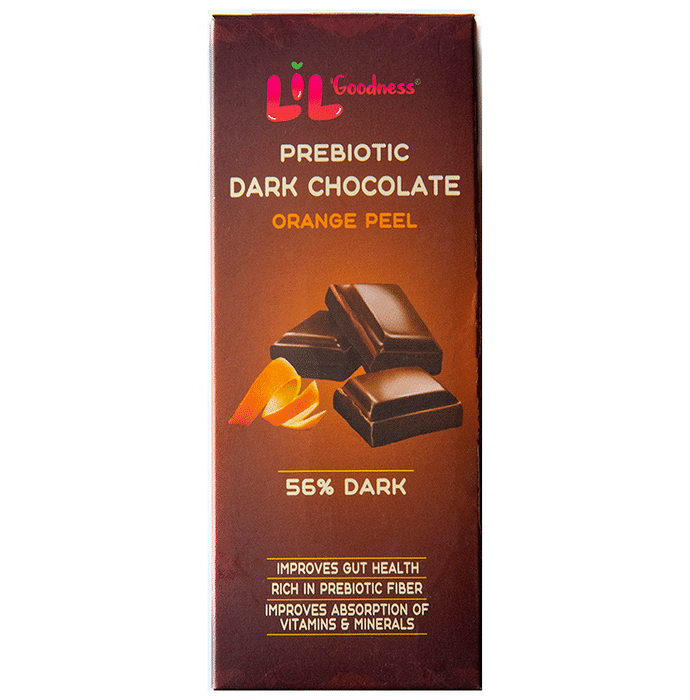 Lil Goodness Prebiotic Dark Chocolate Orange Peel