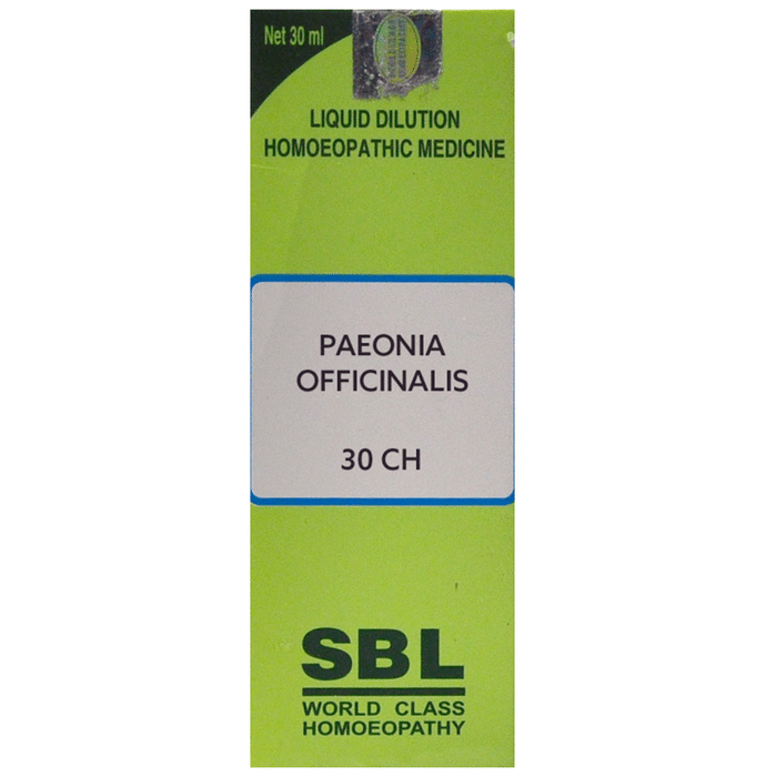 SBL Paeonia Officinalis Dilution 30 CH
