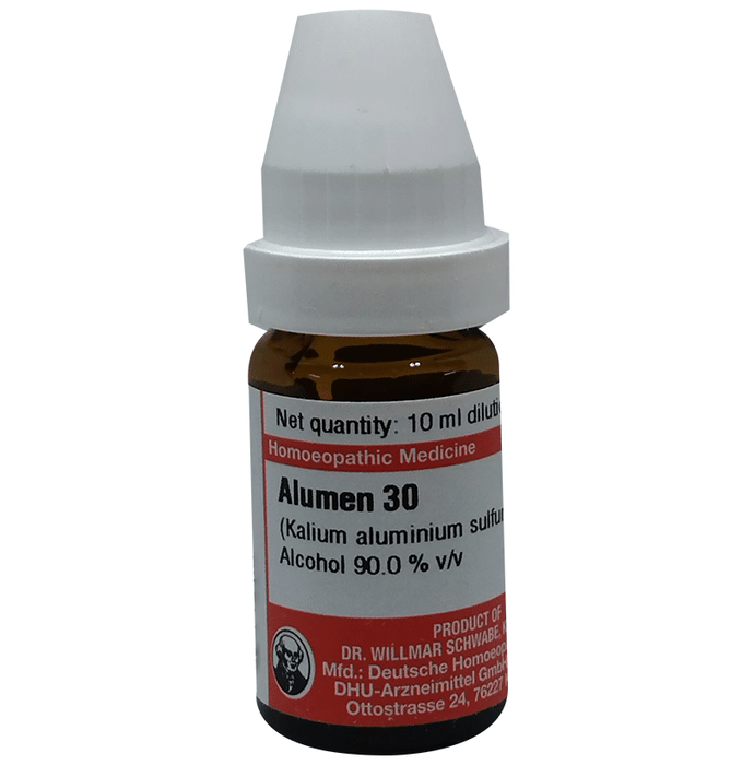 Dr Willmar Schwabe Germany Alumen Dilution 30