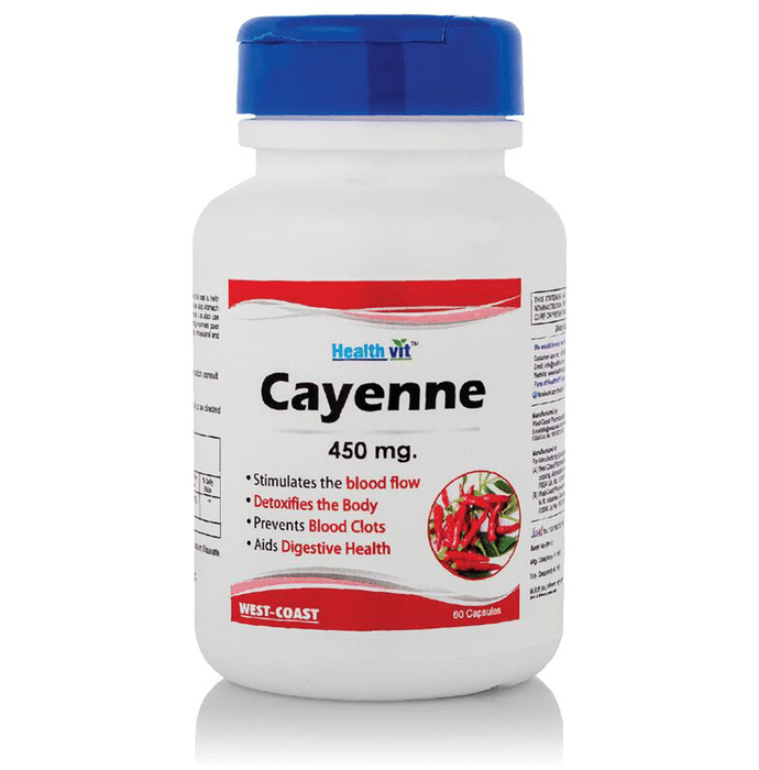 HealthVit Healthvit Cayenne 450mg Capsule