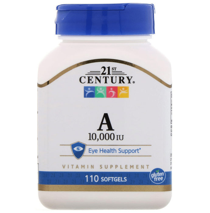 21st Century Vitamin A 10000IU Softgels