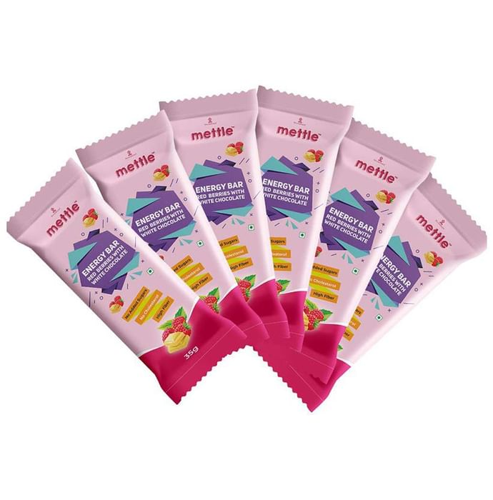 Swasthum Mettle Energy Bar Red Berries with White Chocolate