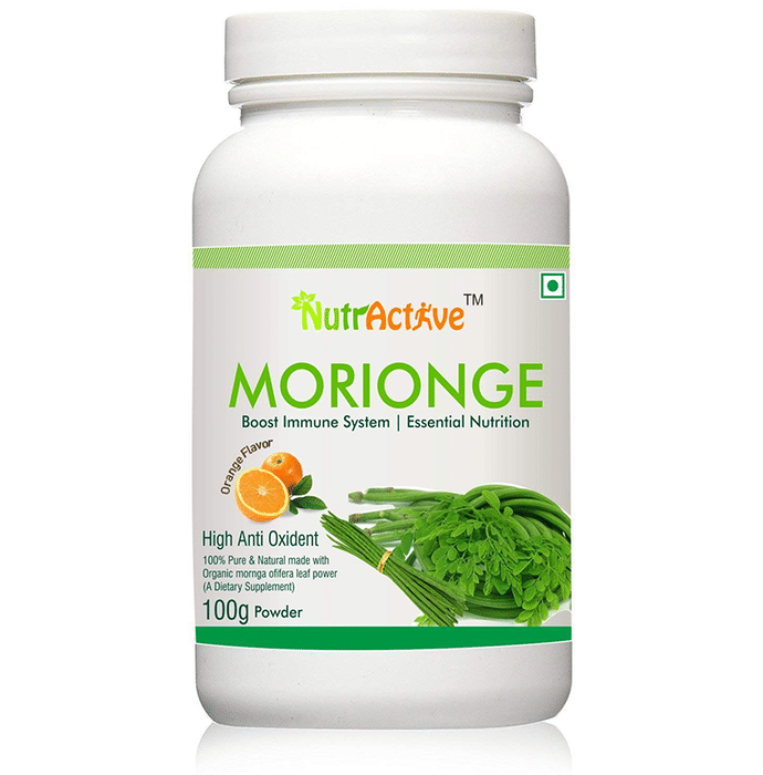NutrActive Morionge-Organic Morionge Olifera Leaf Powder Orange