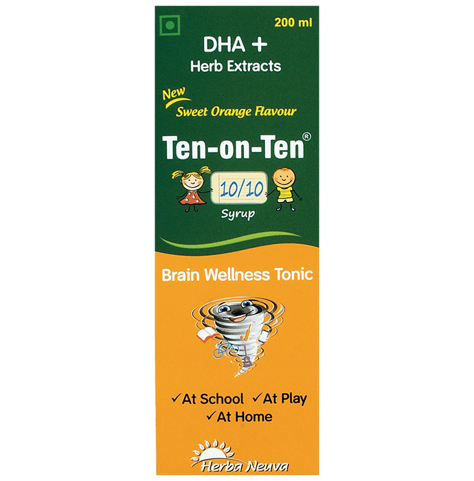 Herba Neuva Ten-on-Ten 10/10 Syrup Sweet Orange