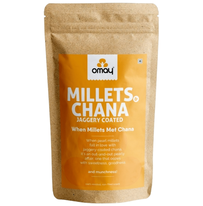 Omay Foods Millets & Chana Jaggery Coated (200gm Each)