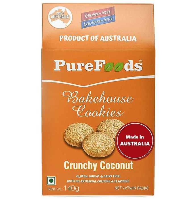 PureFoods Bakehouse Gluten Free Cookie Crunchy Coconut