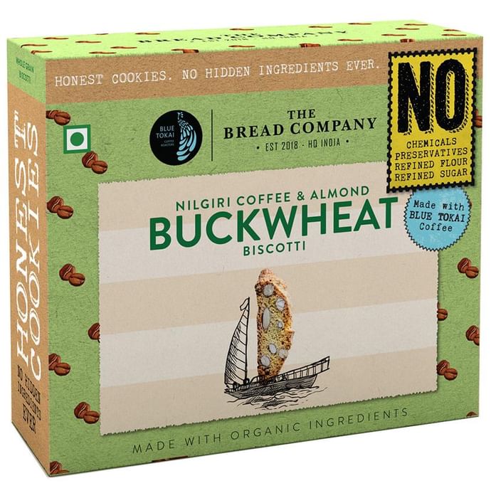 The Bread Company Buckwheat Biscotti Nilgiri Coffee & Almond