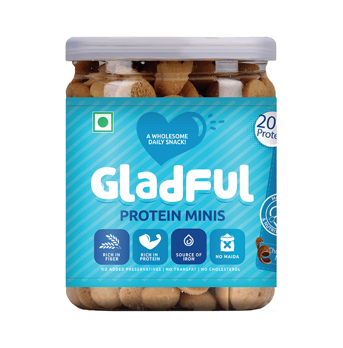 Gladful Protein Minis Cookie (150gm Each) Chocolate
