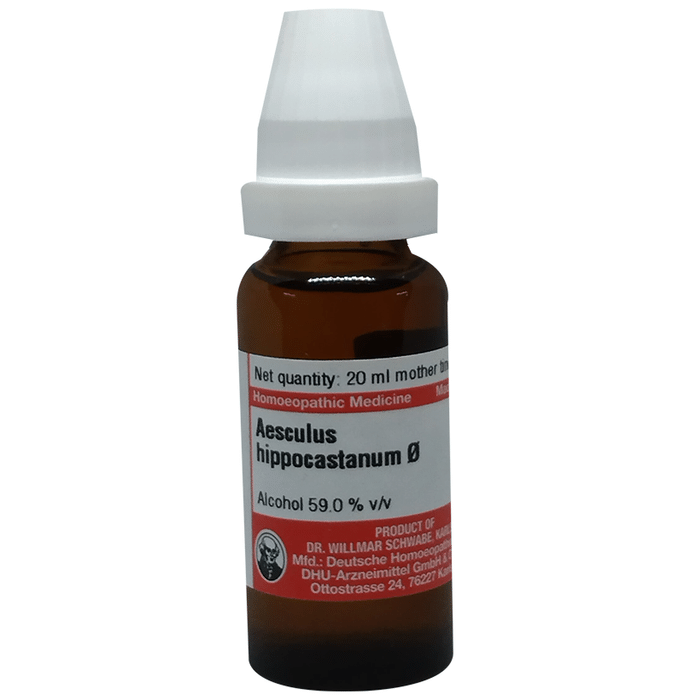 Dr Willmar Schwabe Germany Aesculus Hippocastanum Mother Tincture Q