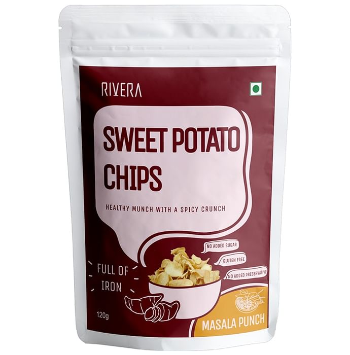 Rivera Sweet Potato Chips Masala Punch