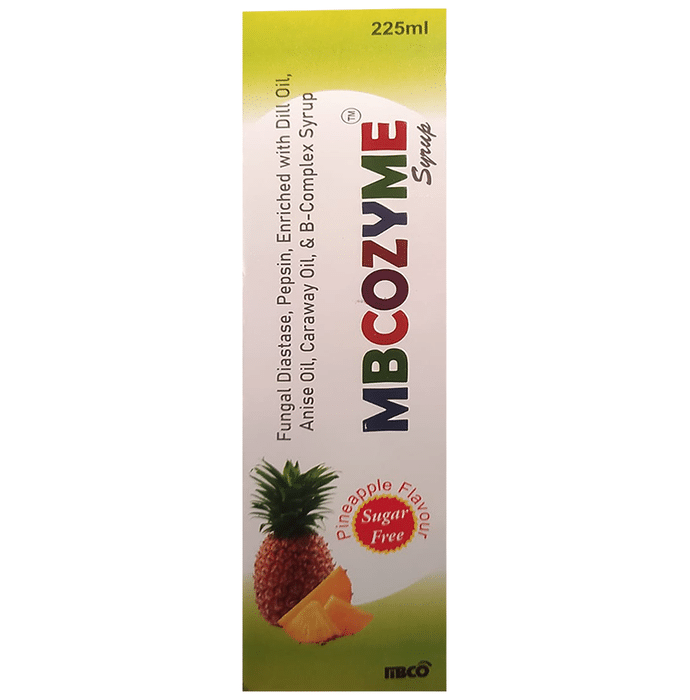 Mbcozyme Syrup Pineapple Sugar Free