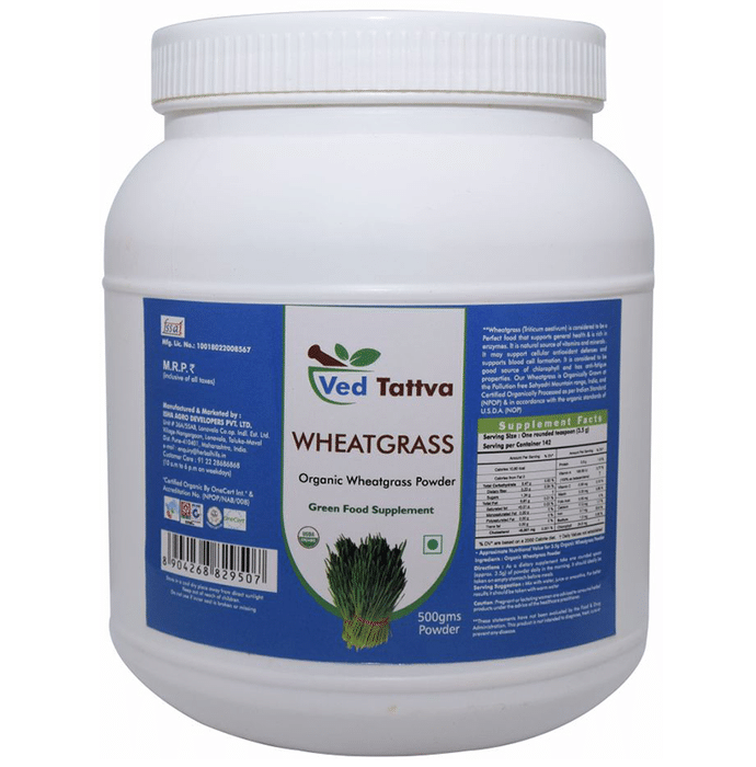 Ved Tattva Wheatgrass Organic Powder