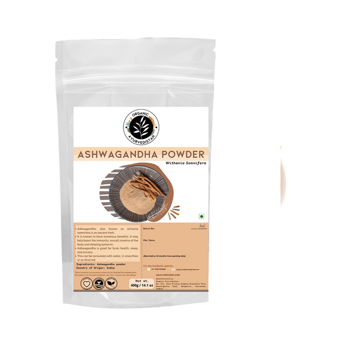 Organic Ayurvedistan Ashwagandha Powder