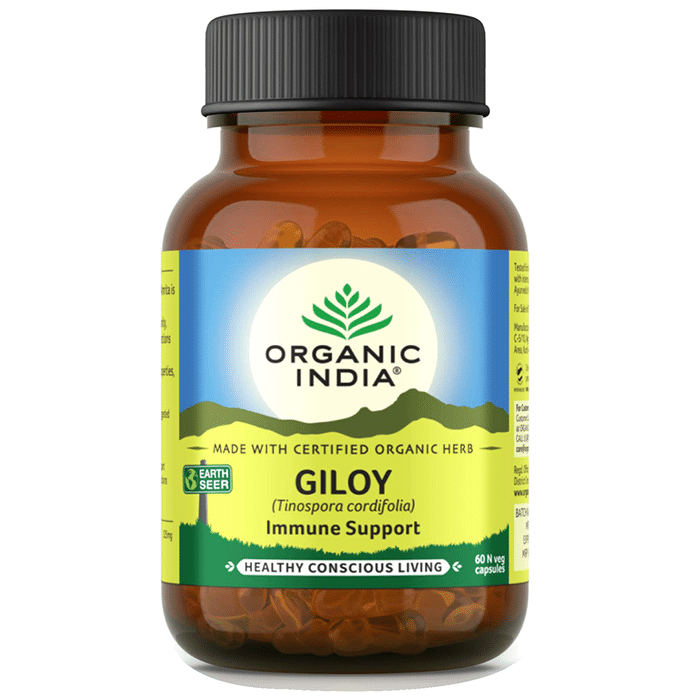 Organic India Giloy (Tinospora Cordifolia) Veg Capsule
