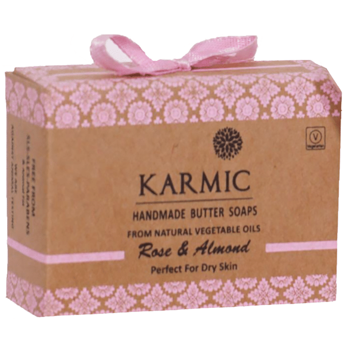 Karmic Rose & Almond Handmade Butter Soap