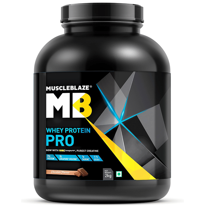 MuscleBlaze Whey Protein Pro with Creapure Chocolate