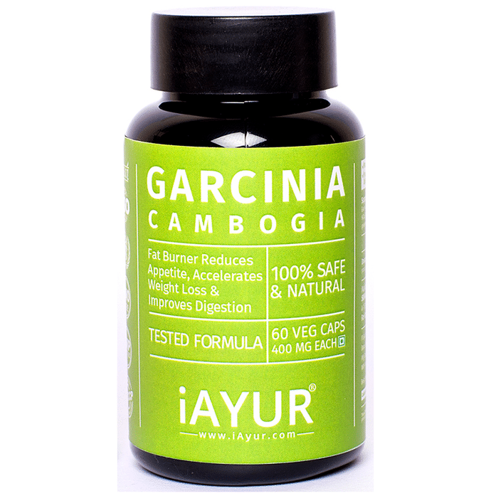 iAYUR Garcinia Cambogia Extract 400mg Veg Capsule