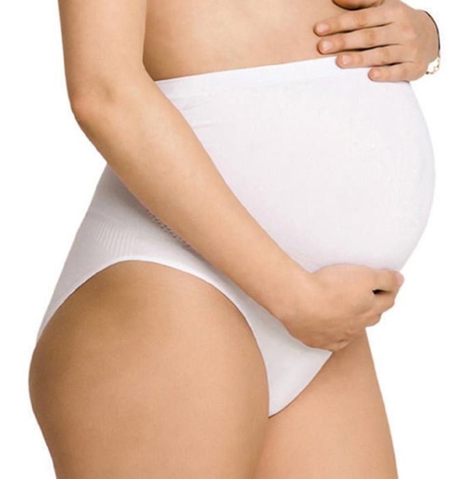 Newmom Seamless Maternity Support Panty Small White
