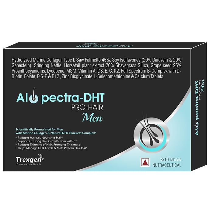 Trexgen Alopectra-DHT Pro Hair Men Alopecia Care Tablet