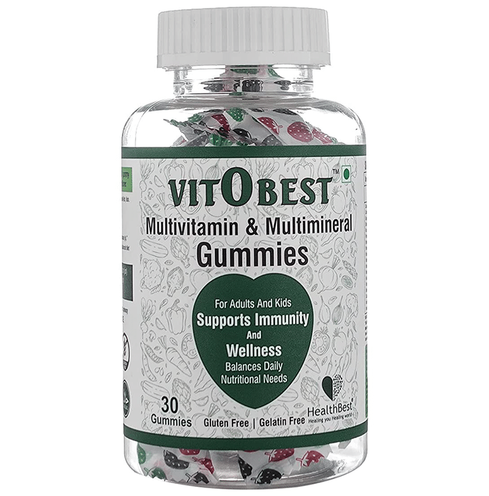 HealthBest VitObest Multivitamin & Multimineral Gummies
