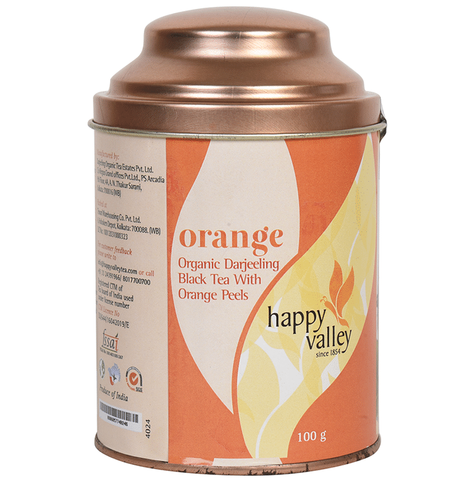 Happy Valley Orange Darjeeling Black Tea with Orange Peels