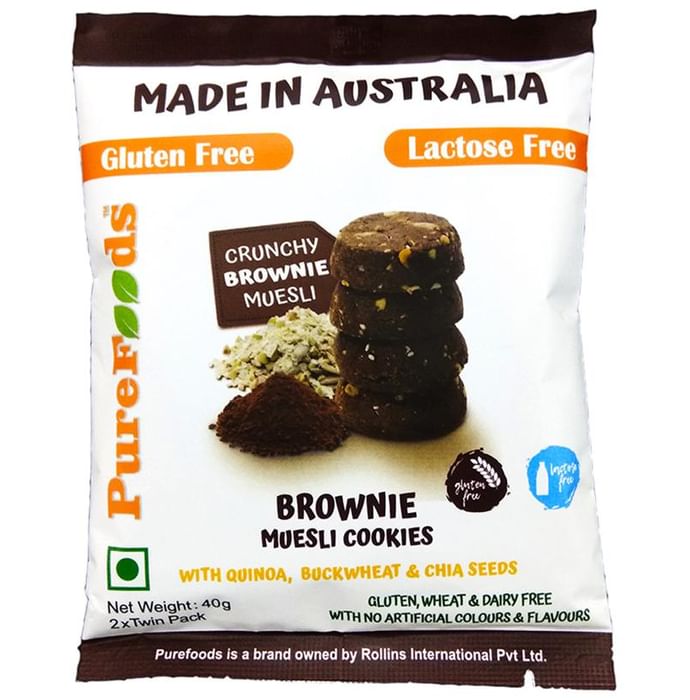 PureFoods Crunchy Muesli Cookie Crunchy Brownie