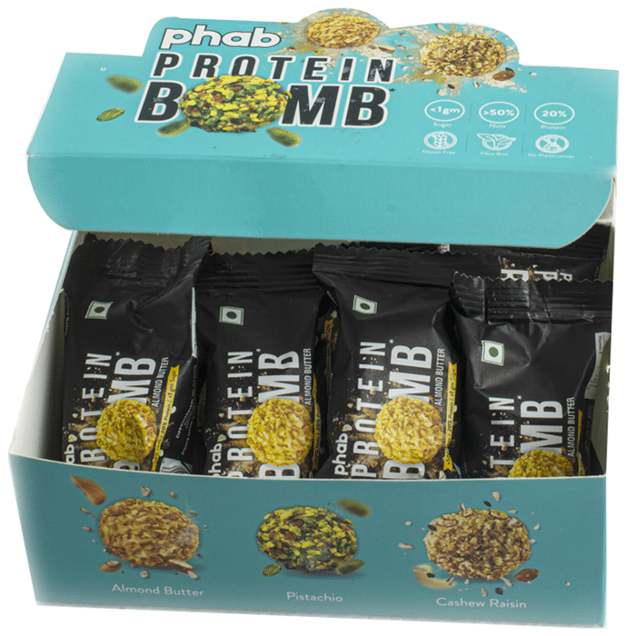 Phab Protein Bomb (15gm Each) Almond Butter
