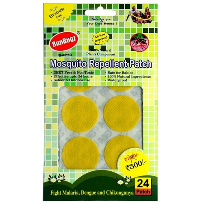 Runbugz Mosquito Repellent Patch Yellow
