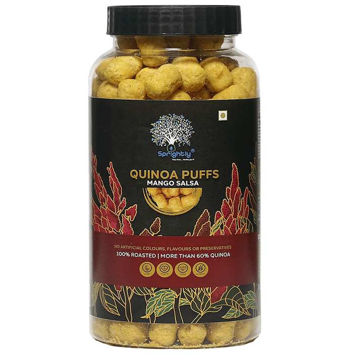 Sprightly Quinoa Puffs (160gm Each) Mango Salsa