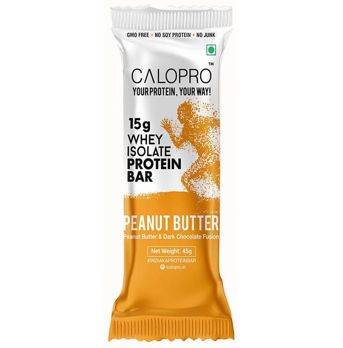 Calopro Whey Isolate Protein Bar n Bites (45gm Each) Peanut Butter