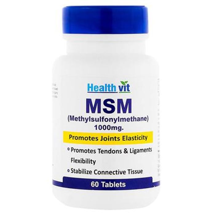 HealthVit Msm 1000mg Tablet