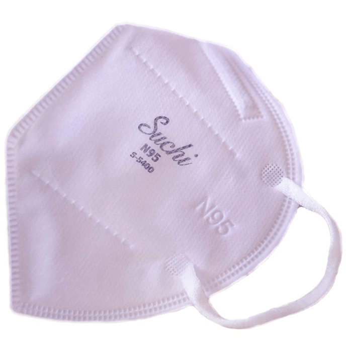 Suchi N 95 Face Mask with Earloop White