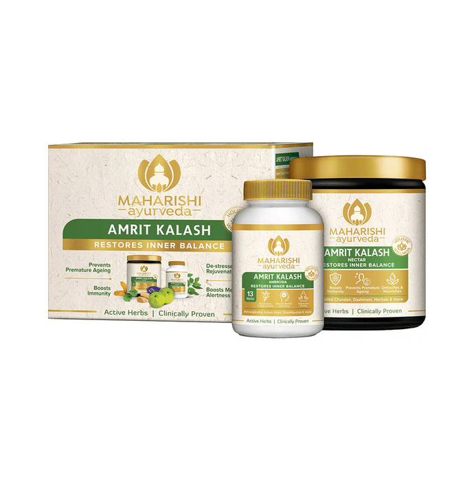 Maharishi Ayurveda Combo of Amrit Kalash 60 Tablets & 600gm Paste
