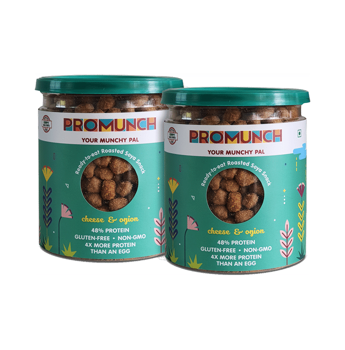 Promunch Cheese & Onion Ready-to-Eat Roasted Snack (150gm Each)