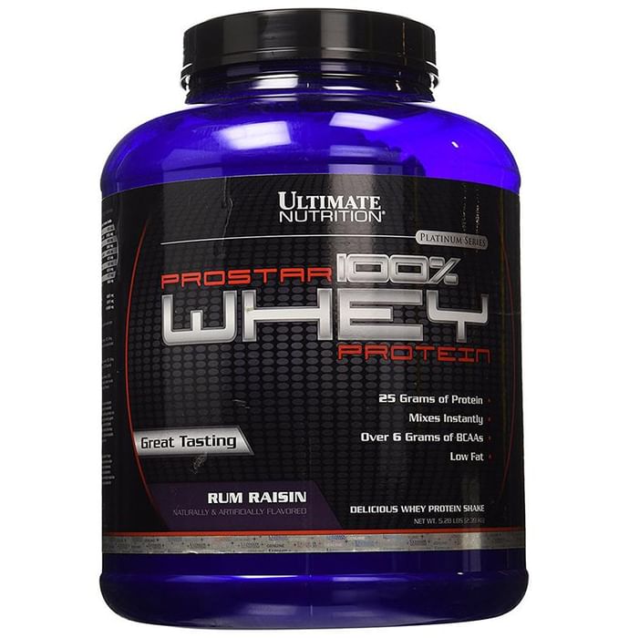 Ultimate Nutrition Prostar 100% Whey Protein Rum Raisin Powder