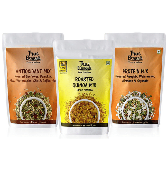 True Elements Combo Pack of Veg Protein Snack (350gm Each)