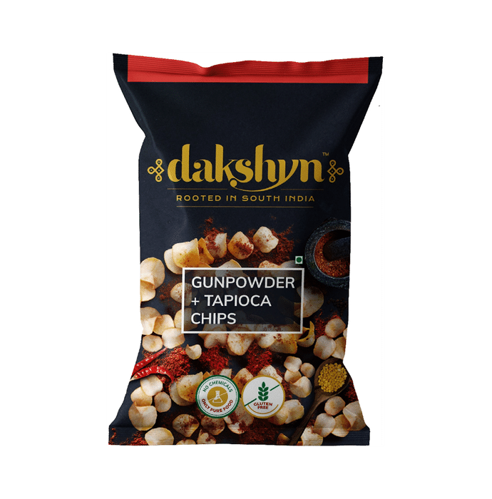 Dakshyn Gunpowder + Tapioca Chips (100gm Each)