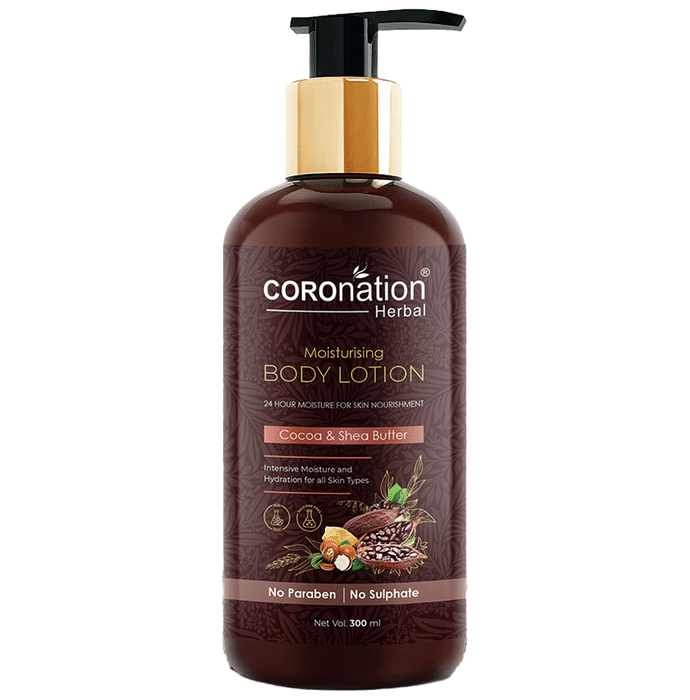 Coronation Herbal Cocoa & Shea Butter Moisturising Body Lotion (300ml Each)