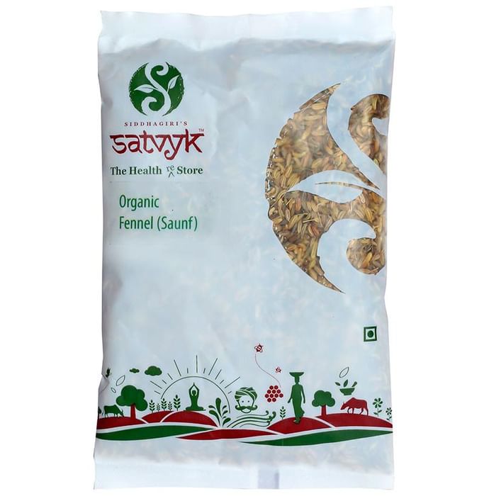 Satvyk Organic Fennel (Saunf)